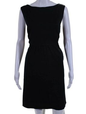 Theory CO-OP Barney’s New York Black Sashia A-Line Dress Size 8